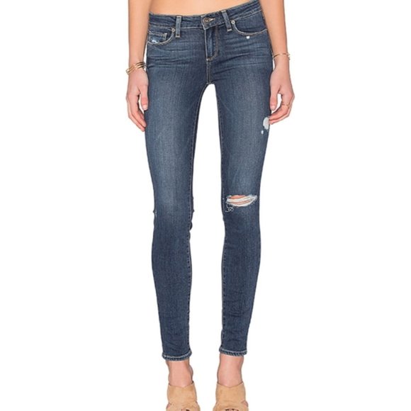 PAIGE Denim - Paige Verdugo Ultra Skinny Jeans Silas Destructed Wash